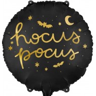 Hocus Pocus Black Spooky Halloween Themed Balloon 
